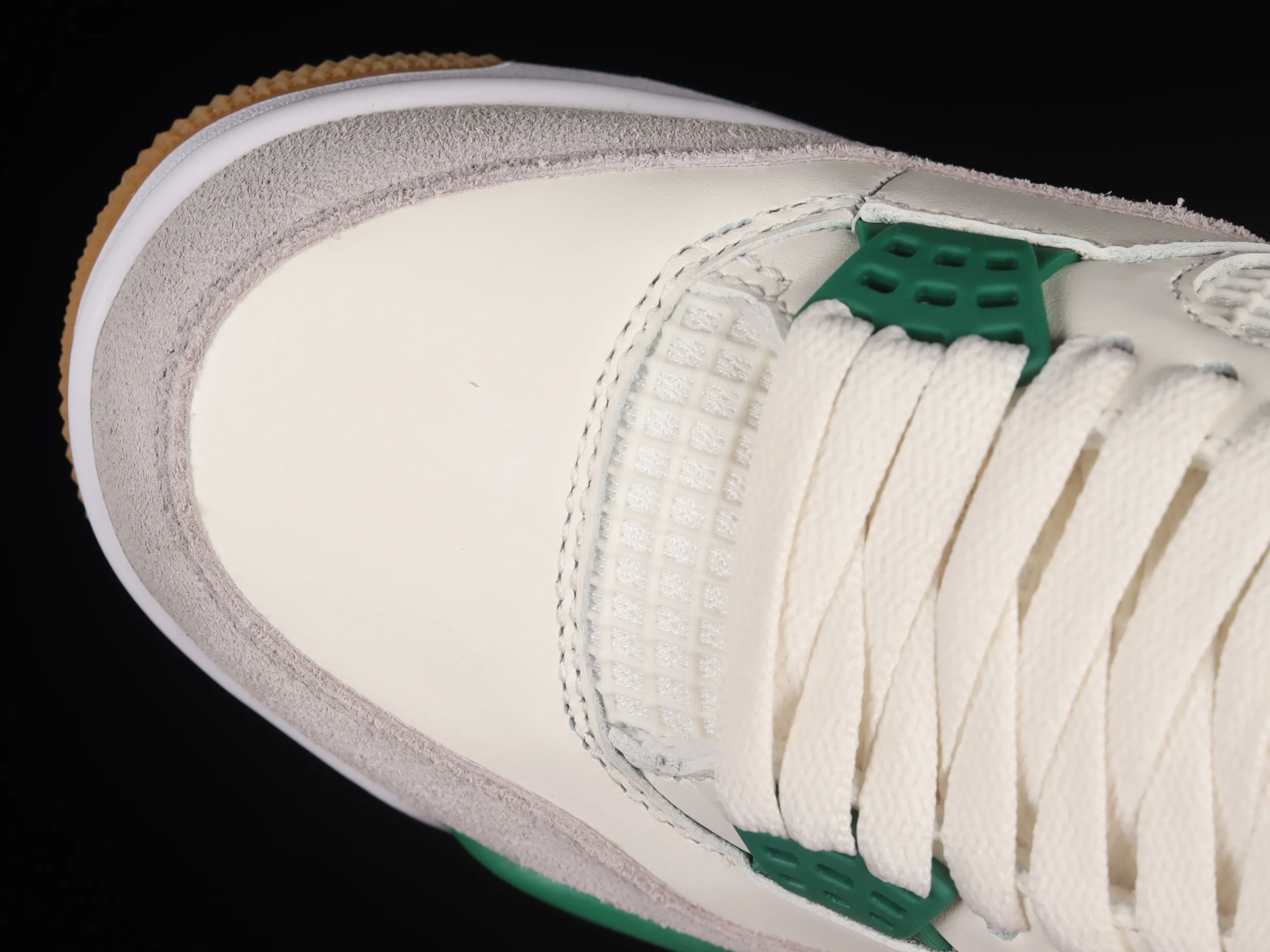 All categories Air Jordan Jordan series basketball shoes Air Jordan 4 Nk SB x Air Jordan 4 "Pine Green" AJ4 Joe 4 joint white green DR5415-103